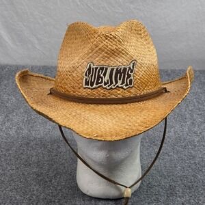 Sublime Straw Cowboy Hat Tan Festival Resort Beach Reggae Rock Summer West Coast